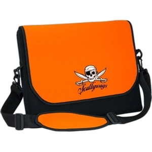 Messenger Style Laptop Sleeve With Zipper And Shoulder Strap,14 3/4" X 12 1/8 X 1"