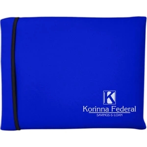 Wraptop (tm) - Standard Size High Density Open-cell Foam Laptop Sleeve With Fold Over Closure