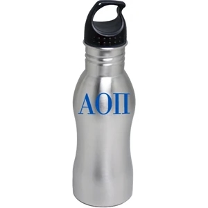 Penguin Junior - Silver - 18 Oz Stainless Steel Water Bottle With Sport Top