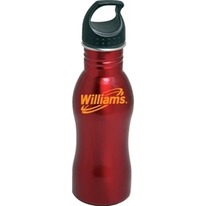 Penguin Junior - Red - 18 Oz Stainless Steel Water Bottle With Sport Top