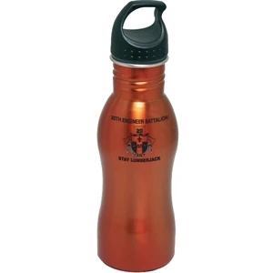 Penguin Junior - Orange - 18 Oz Stainless Steel Water Bottle With Sport Top