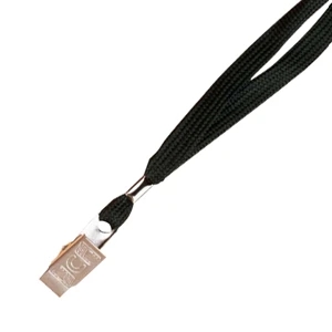 Blank, Lanyard With One Bulldog Clip Attachment, 5/8" X 19" (plus/minus 5%)