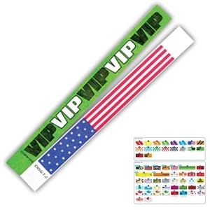 Pre-printed Strong Band Tyvek Awareness Ribbon Wristband, 3/4" X 10". Blank