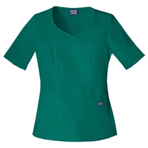 Cherokee - Hunter - Sa4746 Cherokee Novelty V-neck Scrub Top - 15 Colors Available
