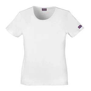 Cherokee - White - Sa4808 Cherokee Short Sleeve Tee - 3 Colors Available