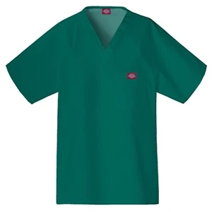Cherokee - Hunter - Sa816106 Dickies Men's Raglan Sleeve Scrub Top - 9 Colors Available