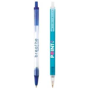 Clic Stic (r) Ice - Medium Point Retractable Ballpoint Pen With Popular Frosted Ice Color