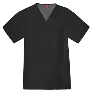 Dickies (r) - Black - Sa816406 Dickies Men's Utility Scrub Top - 9 Colors Available