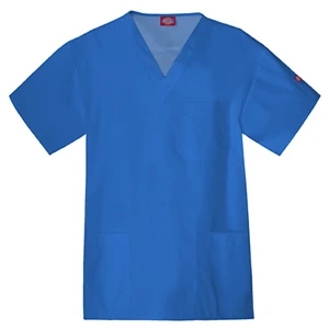 Dickies (r) - Royal Blue - Sa816406 Dickies Men's Utility Scrub Top - 9 Colors Available