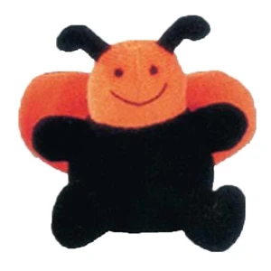 Weebeans (tm) Animal Fair - Butterfly - Plush Three Inch Toy Animal With Silver Ball Chain, Blank