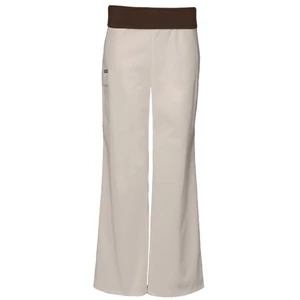 Cherokee - Khaki - Sa2074 Fold Over Waist Boot Cut Scrub Pant - 14 Colors Available