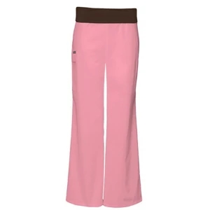 Cherokee - Pink Blush - Sa2074 Fold Over Waist Boot Cut Scrub Pant - 14 Colors Available