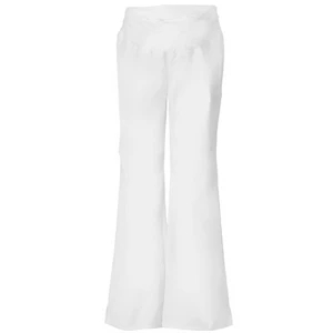 Cherokee - White - Sa2092 Flexibles Maternity Flare Scrub Pant - 5 Colors Available