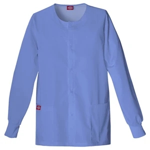 Dickies (r) - Ciel Blue - Sa885306 Round Neck Scrub Jacket Sa885306 - 20 Colors Available
