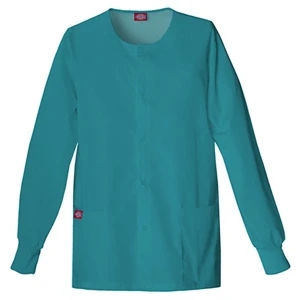 Dickies (r) - Dickies Teal - Sa885306 Round Neck Scrub Jacket Sa885306 - 20 Colors Available