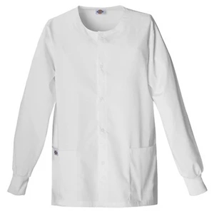 Dickies (r) - Dickies White - Sa885306 Round Neck Scrub Jacket Sa885306 - 20 Colors Available
