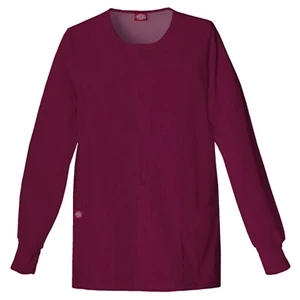 Dickies (r) - Wine - Sa885306 Round Neck Scrub Jacket Sa885306 - 20 Colors Available