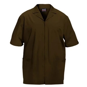 Cherokee - Chocolate - Sa4300 Men's Zip Front Scrub Jacket - 11 Colors Available