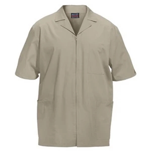 Cherokee - Khaki - Sa4300 Men's Zip Front Scrub Jacket - 11 Colors Available