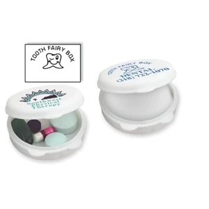 Round-the-clock - Tooth Fairy Box With Round Design Made Of Polypropylene With A Living Hinge Lid