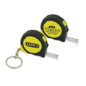 Construction-pro - Tape Measure Complete With A 3' Tape With A Key Chain Attached
