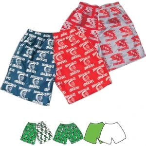 Game Day - Boxer Shorts Featuring A Multicolor Leg Treatment, Perfect For School Fundraising