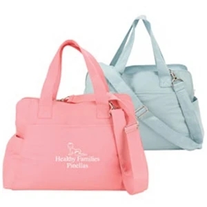 Polyester Diaper Bag With Changing Pad And Full Size Front And Back Pockets