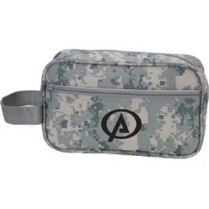 Digital Camouflage - Polyester Travel Bag With Large Main Compartment And A Front Zippered Pocket