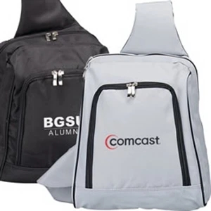 Micro-fiber Sling Backpack With Padded Shoulder Strap For Comfortable Carrying