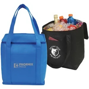 Cooler Made Of 100gm Non-woven Polypropylene With Foil Lining And Reinforced Bottom