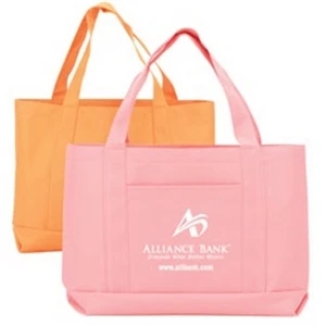 Boat Tote Bag Made Of 600 Denier Polyester In Solid Fashion Colors. Clearance