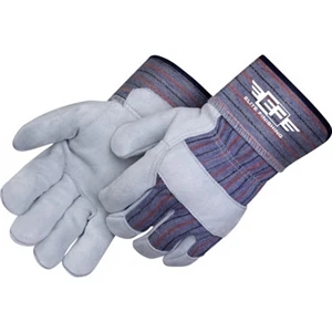 Full Feature Select Leather Work Gloves With Knuckle Strap And Safety Cuff