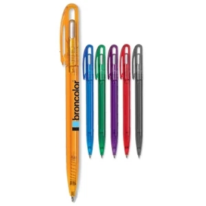 Zebra - Blue - Translucent Twist Action Pen With Black Ink Medium Ballpoint