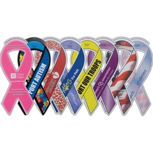 Ribbon Sign That Can Be Placed On Your Car Or Anywhere To Create Awareness