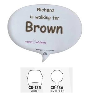 Quote Balloon - Repo Sign That Can Be Placed On A Car, Wall, Window Or Anywhere