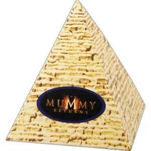 1 Color Full Coverage - Pyramid Box Inside And Out. 7" X 7" X 8" E-flute
