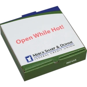 Addition Of Spot Mount Label - E-flute Corrugated Pizza Box With White Outside And Inside