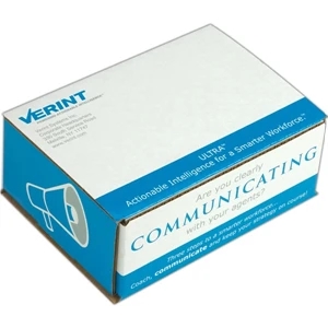 1 Color Full Coverage - B-flute Corrugated Tuck Box, 6 1/2" X 4 3/4" X 2 1/2"