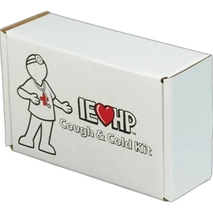 1 Color Full Coverage - B-flute Corrugated Tuck Box, 8 1/4" X 5 1/4" X 3"