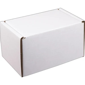 Addition Of Spot Mount Label - B-flute Corrugated Tuck Box, 7 1/2" X 5" X 4 1/2"