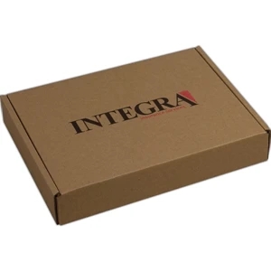Addition Of Spot Mount Label - B-flute Corrugated Tuck Box With Outside Tuck Closure, 12 1/4" X 9 1/2" X 2"