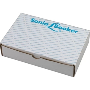 No Imprint - B-flute Corrugated Tuck Box With Inside Tuck Closure, 8 7/8" X 5 7/8" X 2"