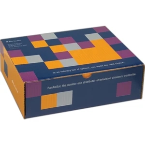 Addition Of Spot Mount Label - B-flute Corrugated Tuck Box With Inside Tuck Closure, 12 1/4" X 9 1/2" X 4"