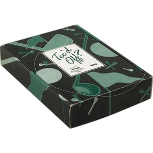 1 Color Copy On Lid Only - Recyclable E-flute Tuck Box With White Outside And Inside, 7" X 10" X 1 3/4"
