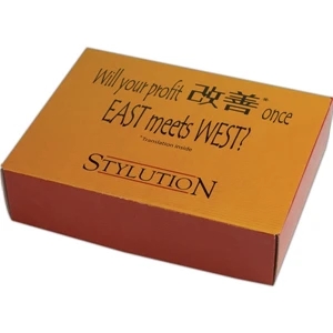 No Imprint - E-flute Tuck Box With White Outside And Inside, 11" X 8 1/2" X 3"
