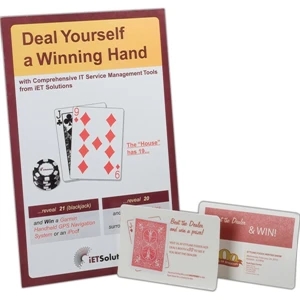 Traffic Builders - Rounded Corner Post Card With Display Board And Easel Backing For Display