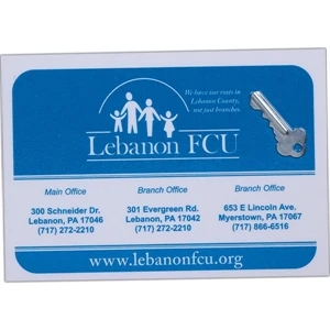 Traffic Builders Key & Lock - Post Card With Corrugated Chest With Pad Lock