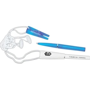 Targetline - Tapered Ballpoint Pen With Rope And Breakaway Mechanism In Cap