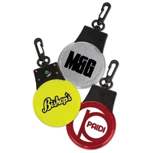 Targetline - Red Led Swivel Carabiner Attachment Reflector That Hooks To Belt Loops, Backpacks