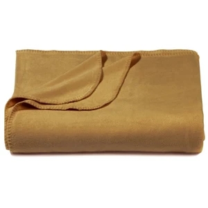 Custom Logo Camel Tan Bamboo Throw Blanket